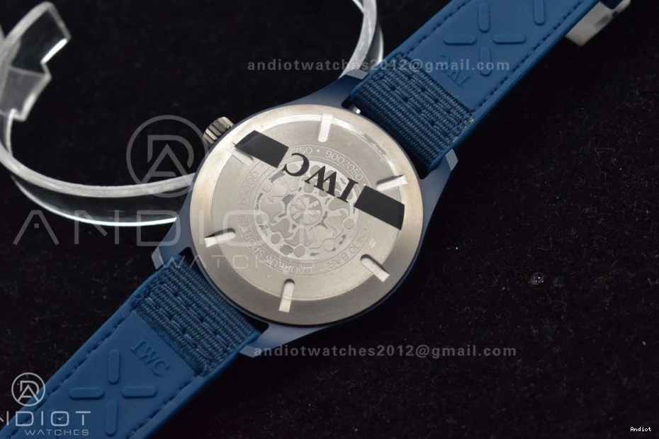 Nylon Edition Blue A2892 Strap Good' Best Pilot Sport of for Blue 'Laureus M+F on Watch Ceramic 0223